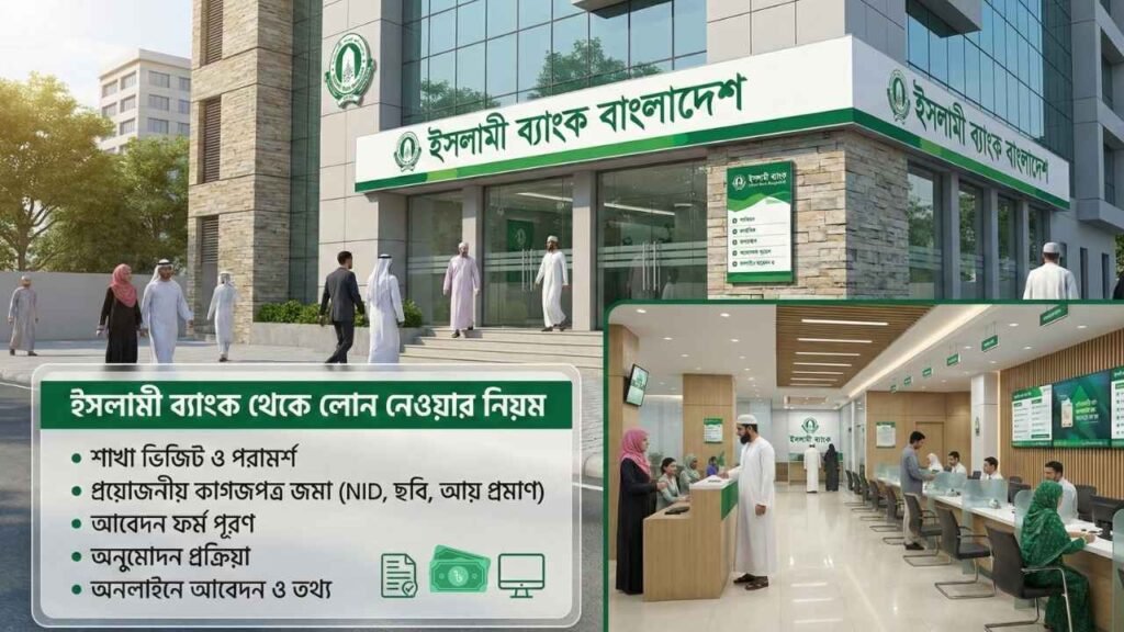 ইসলামী ব্যাংক থেকে লোন নেওয়ার নিয়ম এবং শাখা ভিজিট