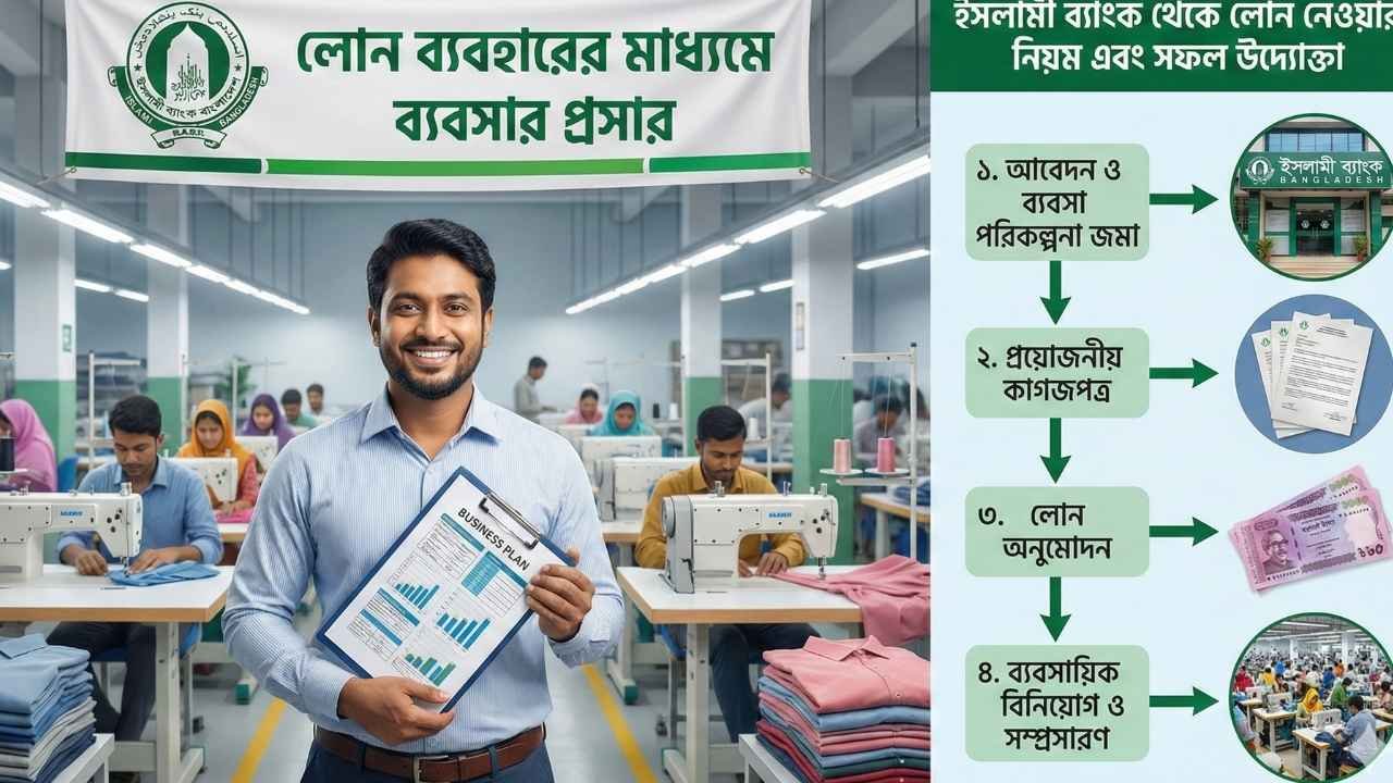 ইসলামী ব্যাংক থেকে লোন নেওয়ার নিয়ম