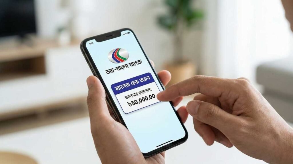 ডাচ বাংলা ব্যাংক একাউন্ট চেক করার নিয়ম স্মার্টফোনের মাধ্যমে