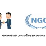 বাংলাদেশে কোন কোন এনজিও সুদে লোন দেয়